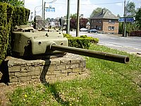 T23 turret Bastogne road to Neufchateau 1.JPG