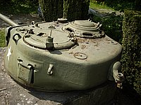 T23 turret Bastogne road to Neufchateau 6.JPG