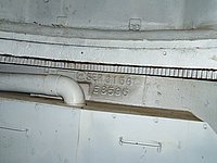 M4A1 Sherman PSC Balmoral Green hull casting mark.JPG