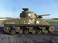 M4A2 Sherman Normandy Tank Museum 2.JPG