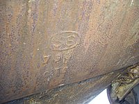 M4 Sherman Christian Dours differential casting mark.JPG