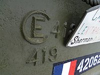 M4A4T Sherman Gruge l hopital differential casting mark.JPG