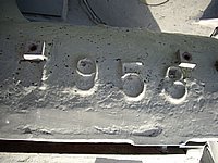 M4A1E8 Sherman HVSS Hatten mantlet casting mark 2.JPG