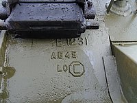 M4A4 Sherman Sainte-Mère-Eglise differential casting mark right.JPG