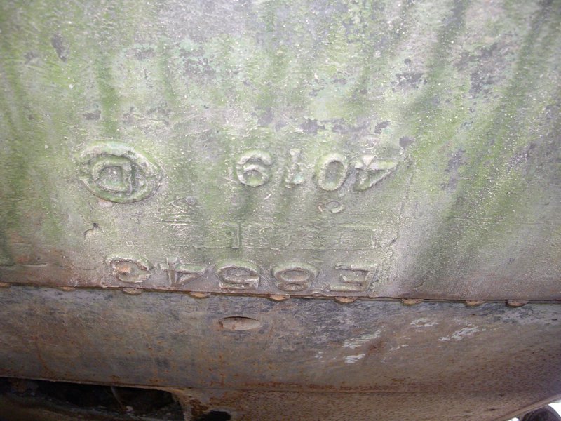 M4A3 Sherman Ville-sur-Illon differential casting mark.JPG