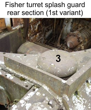 M4A2 Fisher turret splash guard