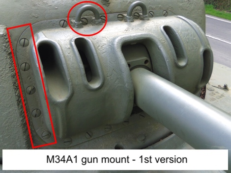 M34A1 gun mount